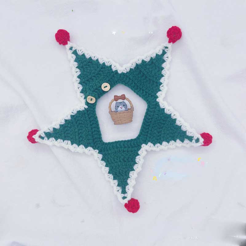 Pet Cat DogChristmas Wool Knitted Collar | Luxury Home Accessories | Heulog Glow