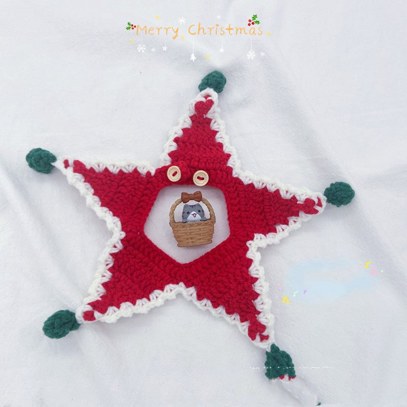 Pet Cat DogChristmas Wool Knitted Collar | Luxury Home Accessories | Heulog Glow
