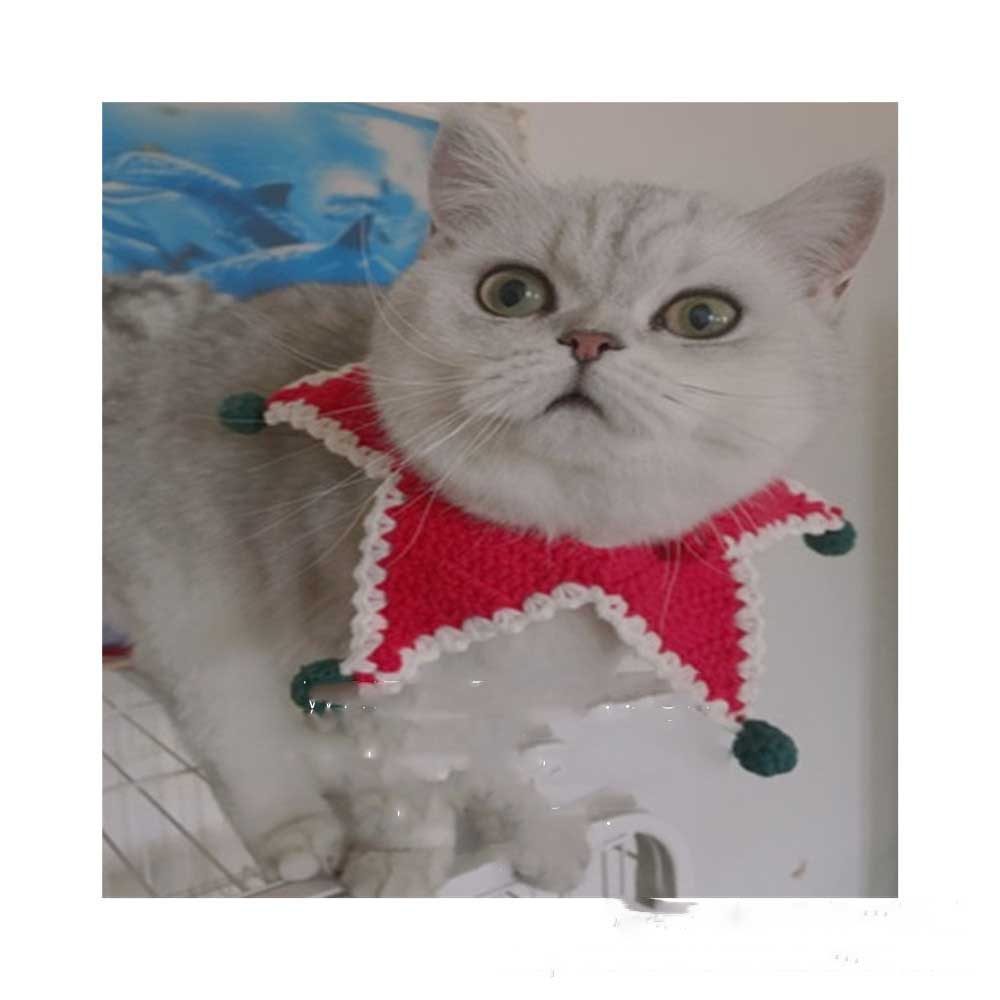 Pet Cat DogChristmas Wool Knitted Collar | Luxury Home Accessories | Heulog Glow