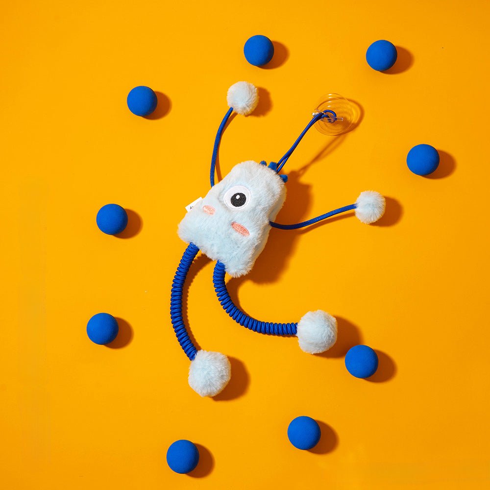 Pet Cat Toy Plush Telescopic Elastic Plush Funny Play Cat Toys Ring Mint Bell Happy High Quality Good Elastic Rope Cat Toys | Luxury Home Accessories | Heulog Glow