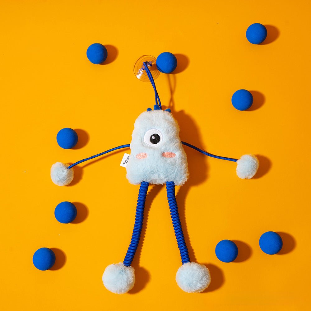 Pet Cat Toy Plush Telescopic Elastic Plush Funny Play Cat Toys Ring Mint Bell Happy High Quality Good Elastic Rope Cat Toys | Luxury Home Accessories | Heulog Glow