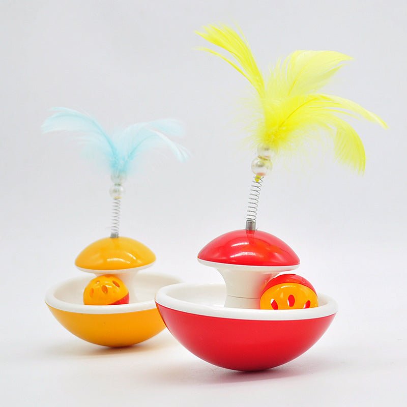 Pet Cat Toy Tumbler Fairy Feather Bell Funny Cat Stick | Luxury Home Accessories | Heulog Glow