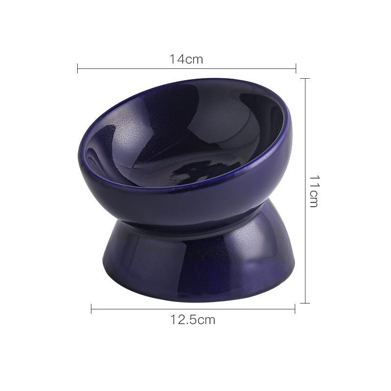Pet Ceramic Neck Guard Cat Bowl | Luxury Home Accessories | Heulog Glow