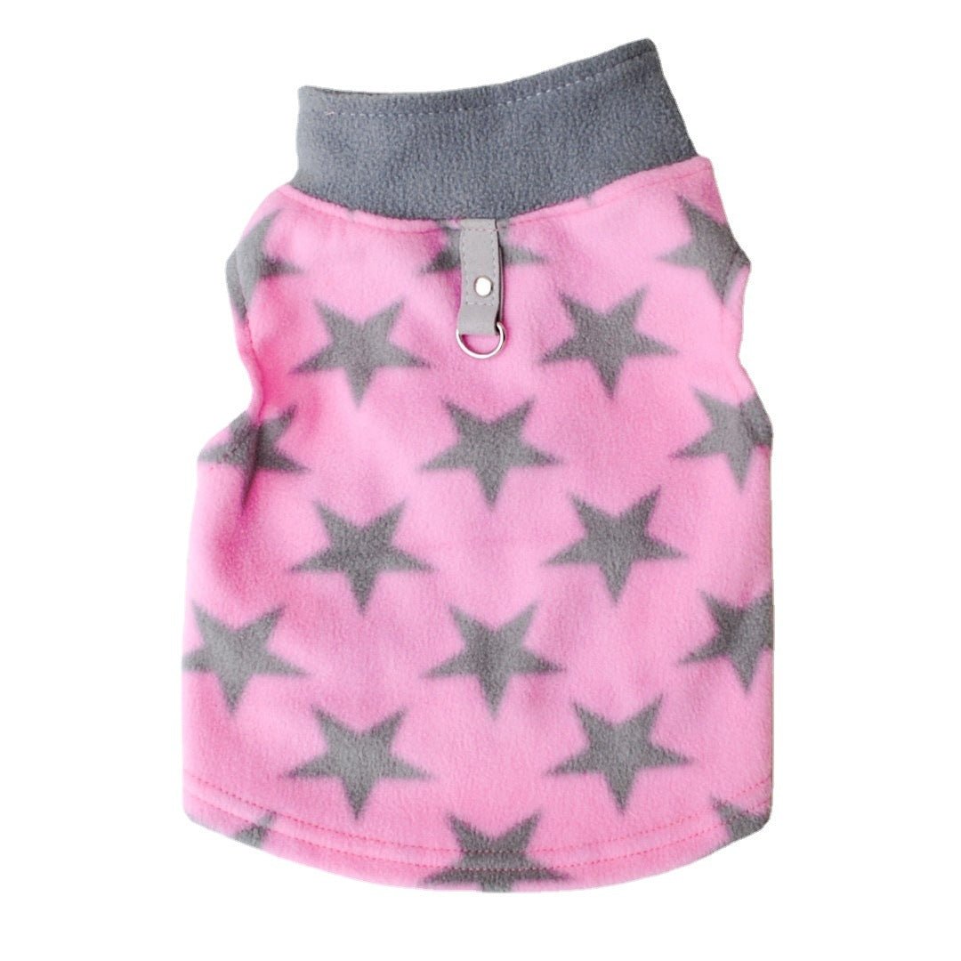Pet Clothes Dog Autumn And Winter Polar Fleece Traction Buckle Strong | Luxury Home Accessories | Heulog Glow
