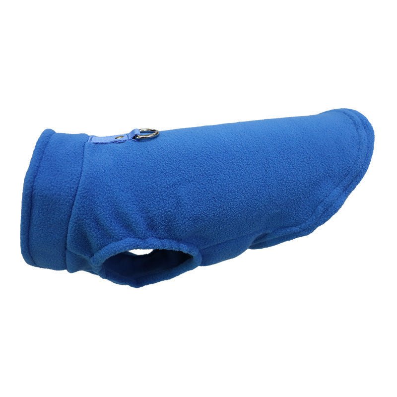 Pet Clothes Dog Thickened Solid Color Polar Fleece Waistcoat | Luxury Home Accessories | Heulog Glow
