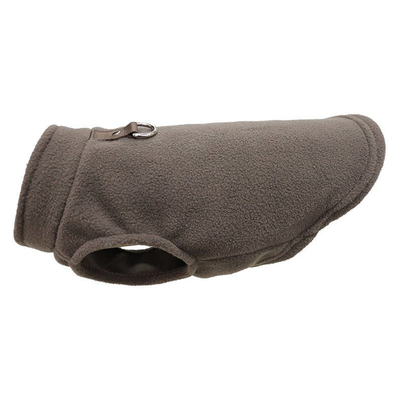 Pet Clothes Dog Thickened Solid Color Polar Fleece Waistcoat | Luxury Home Accessories | Heulog Glow