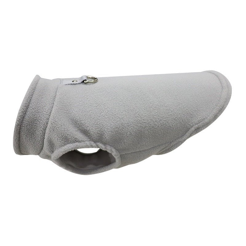 Pet Clothes Dog Thickened Solid Color Polar Fleece Waistcoat | Luxury Home Accessories | Heulog Glow