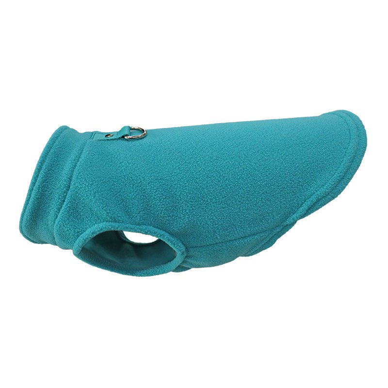 Pet Clothes Dog Thickened Solid Color Polar Fleece Waistcoat | Luxury Home Accessories | Heulog Glow