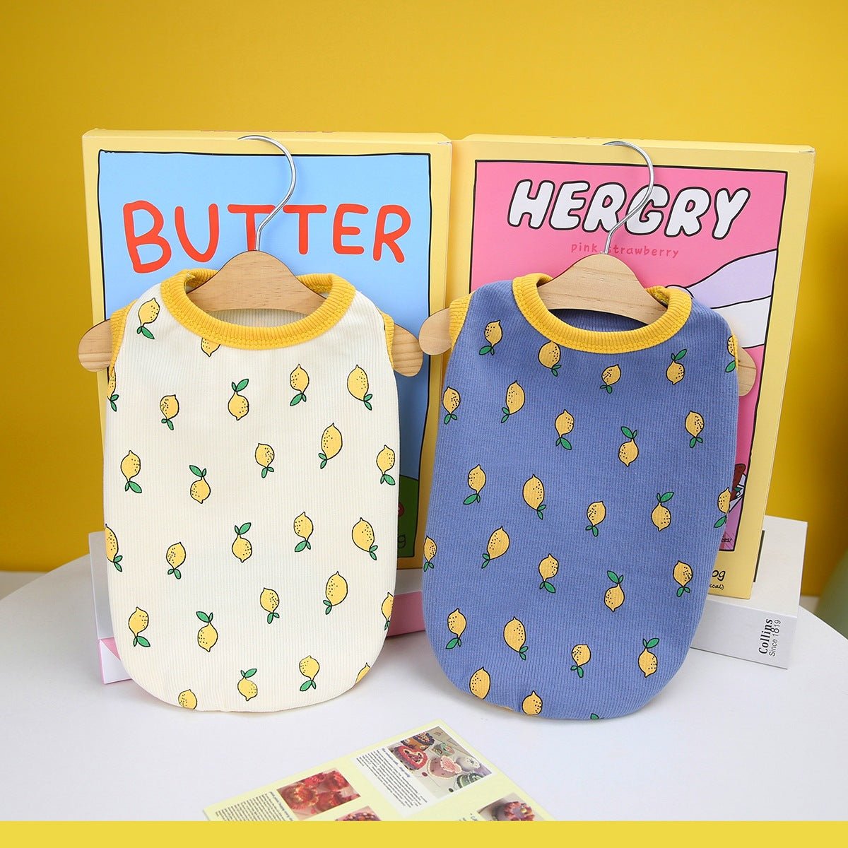Pet Clothes Spring And Summer Puppy Lemon Vest | Luxury Home Accessories | Heulog Glow