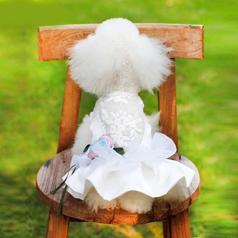 Pet Clothing Dog Clothes Korean Version Of Padded Pettiskirt Evening Dress Wedding Dress | Luxury Home Accessories | Heulog Glow