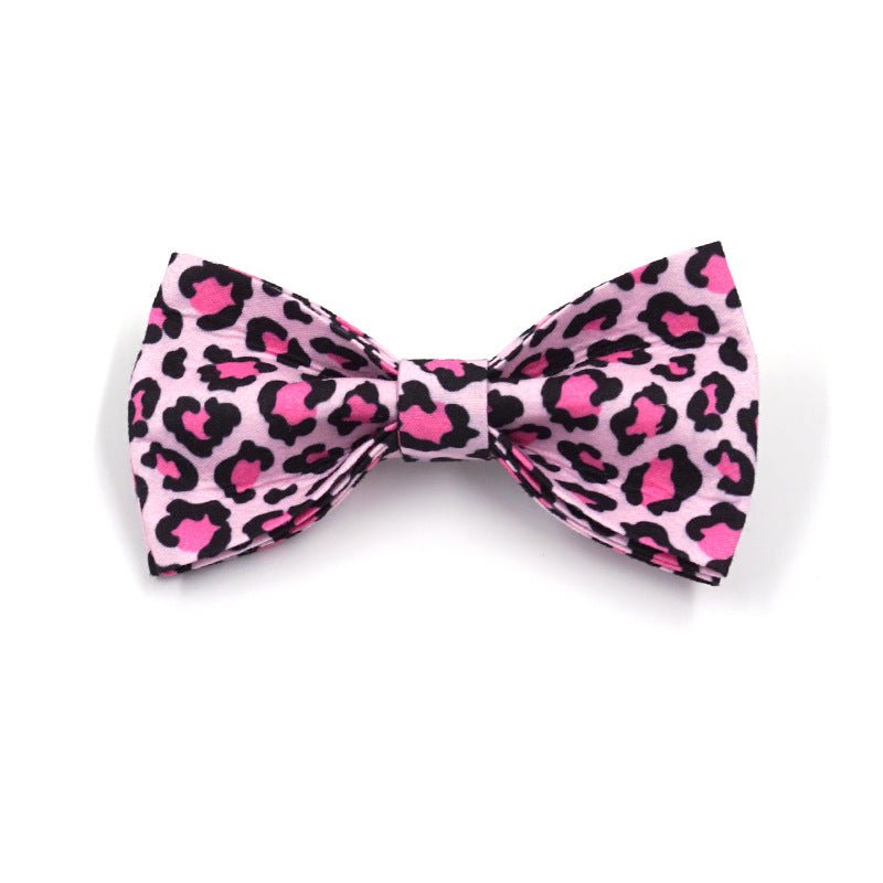 Pet Collar Bowknot Double-layer Gentleman Dog Bowknot Engraved Dog Collar | Luxury Home Accessories | Heulog Glow