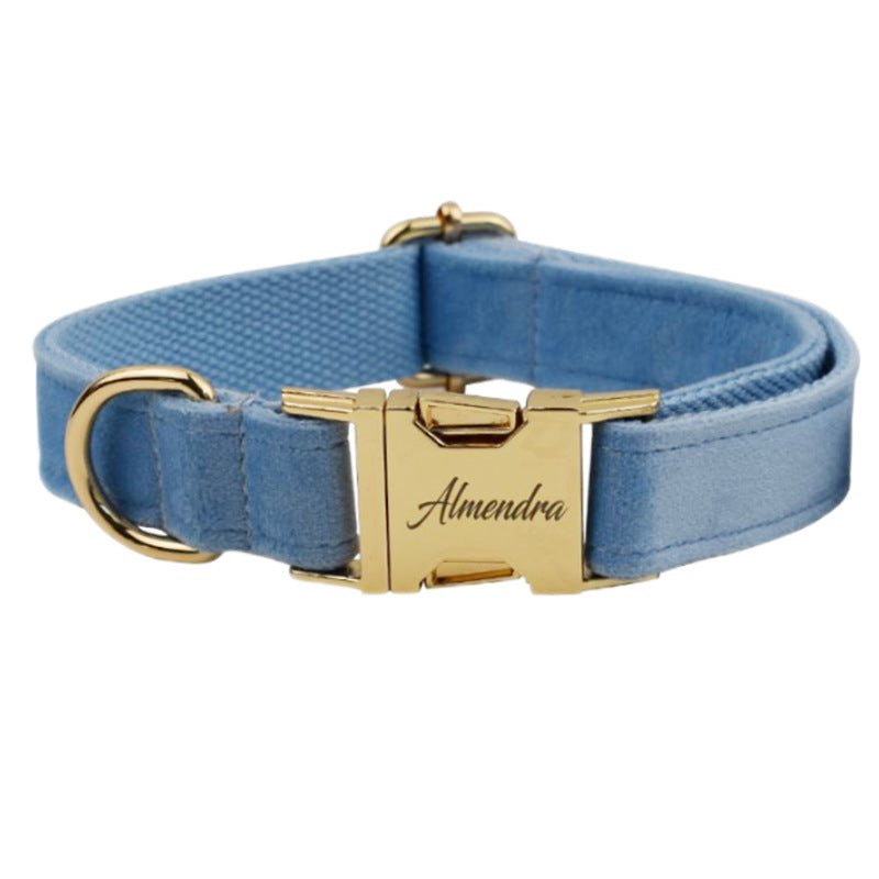 Pet Collar Dog Fabric Velvet | Luxury Home Accessories | Heulog Glow
