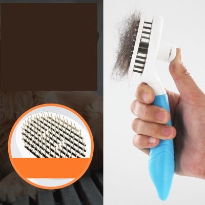 Pet comb automatic hair removal comb dog comb pet self-cleaning comb small dog cat knot needle comb self-cleaning comb | Luxury Home Accessories | Heulog Glow