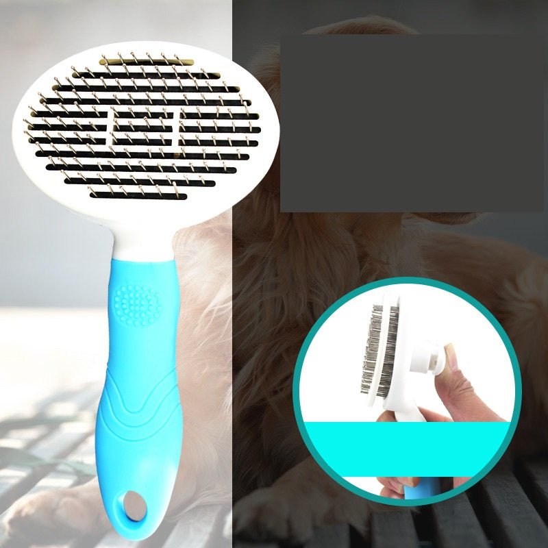 Pet comb automatic hair removal comb dog comb pet self-cleaning comb small dog cat knot needle comb self-cleaning comb | Luxury Home Accessories | Heulog Glow