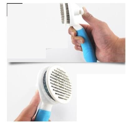 Pet comb automatic hair removal comb dog comb pet self-cleaning comb small dog cat knot needle comb self-cleaning comb | Luxury Home Accessories | Heulog Glow