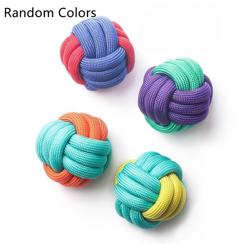Pet Cotton Rope Knot Toy Set Bite Resistant Teeth Grinding | Luxury Home Accessories | Heulog Glow