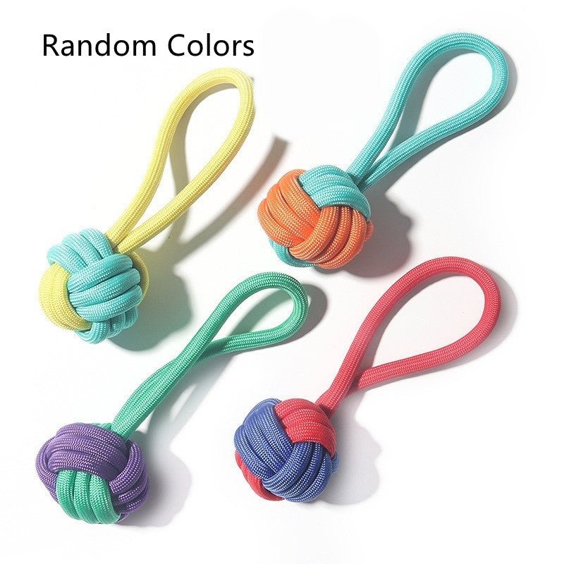 Pet Cotton Rope Knot Toy Set Bite Resistant Teeth Grinding | Luxury Home Accessories | Heulog Glow