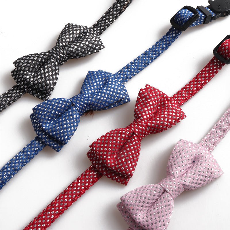 Pet cute bow shiny collar | Luxury Home Accessories | Heulog Glow