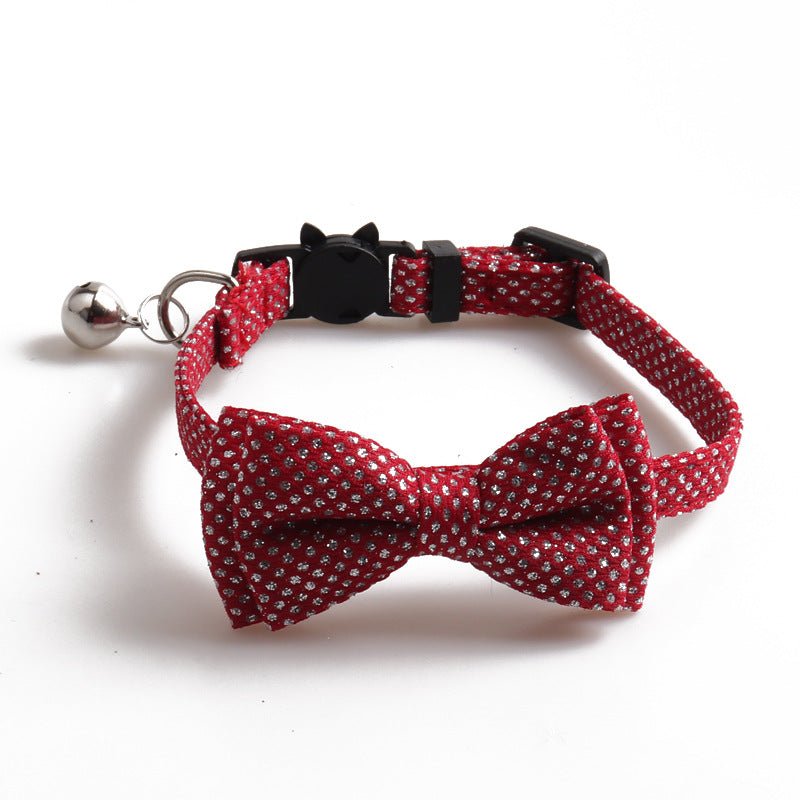 Pet cute bow shiny collar | Luxury Home Accessories | Heulog Glow