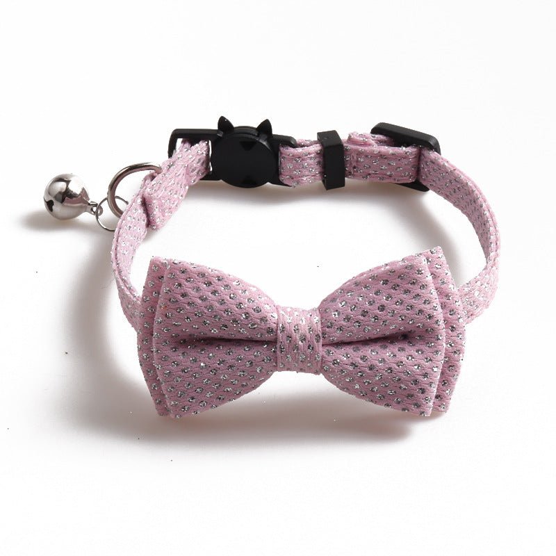 Pet cute bow shiny collar | Luxury Home Accessories | Heulog Glow