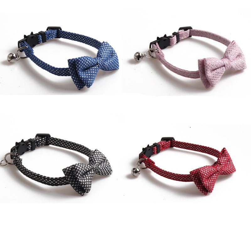 Pet cute bow shiny collar | Luxury Home Accessories | Heulog Glow