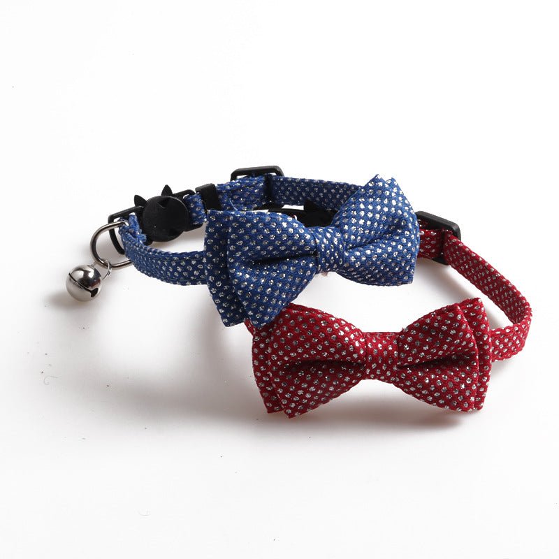 Pet cute bow shiny collar | Luxury Home Accessories | Heulog Glow