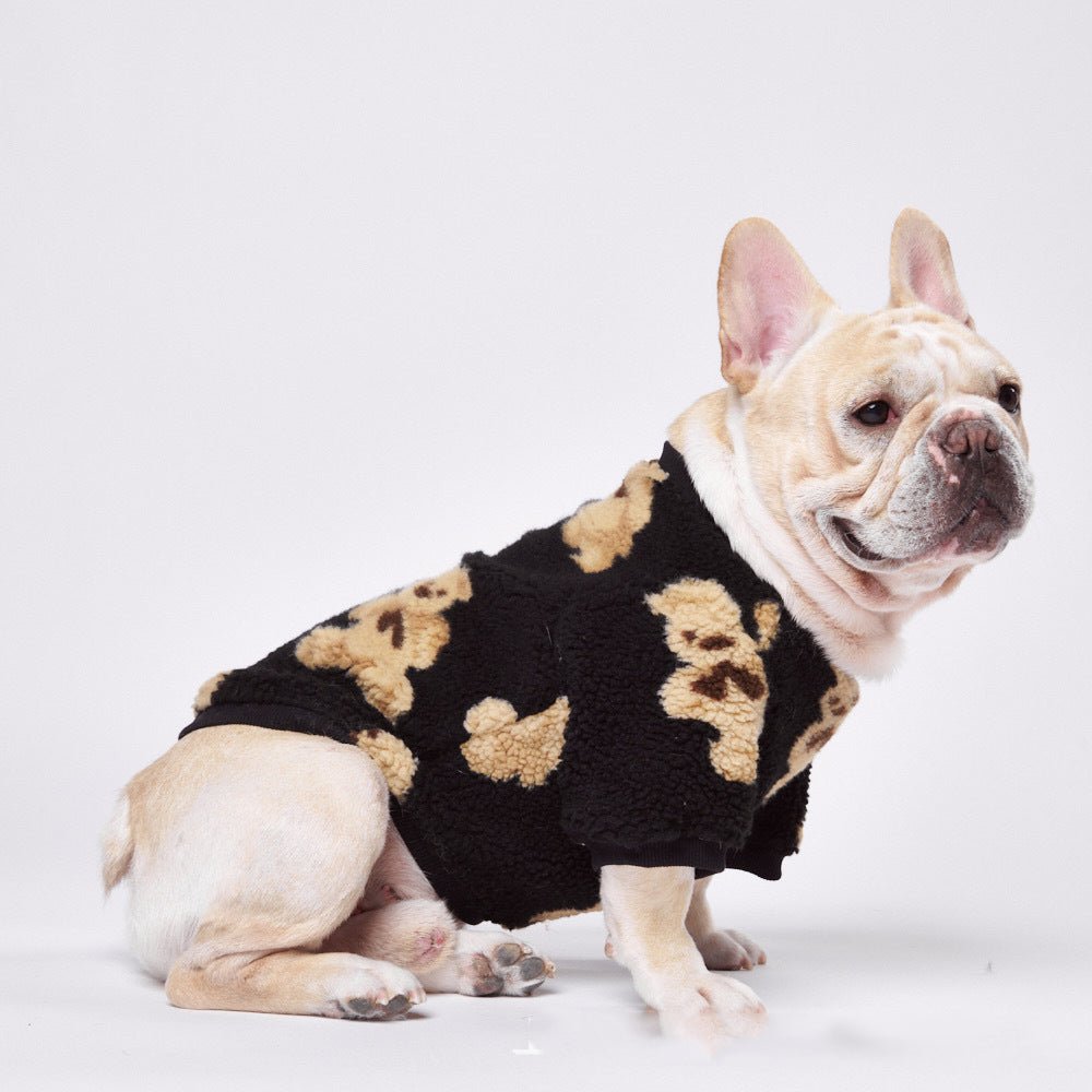Pet Cute Thick Warm Corduroy Bottoming Shirt | Luxury Home Accessories | Heulog Glow