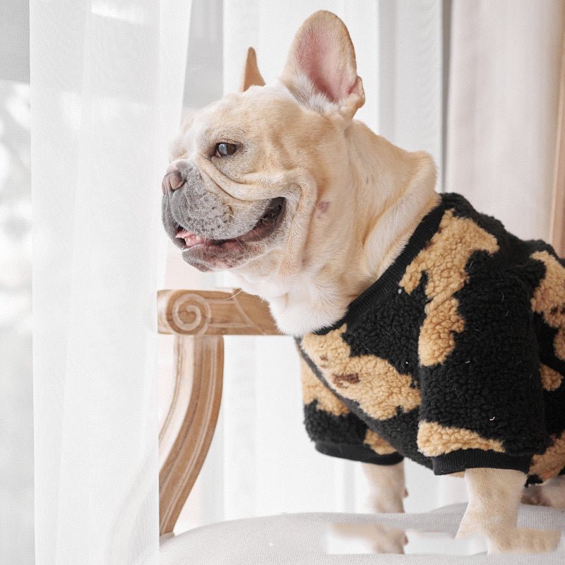 Pet Cute Thick Warm Corduroy Bottoming Shirt | Luxury Home Accessories | Heulog Glow