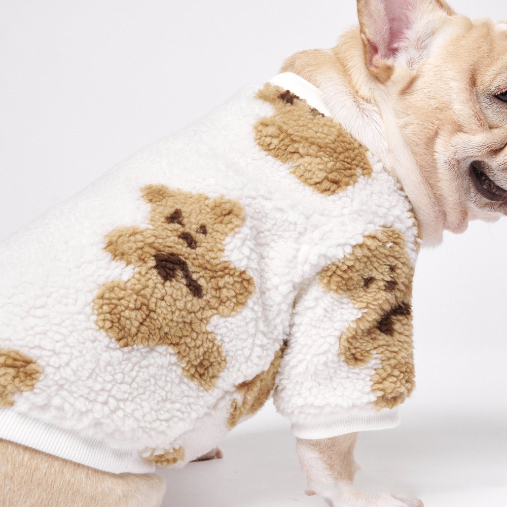 Pet Cute Thick Warm Corduroy Bottoming Shirt | Luxury Home Accessories | Heulog Glow