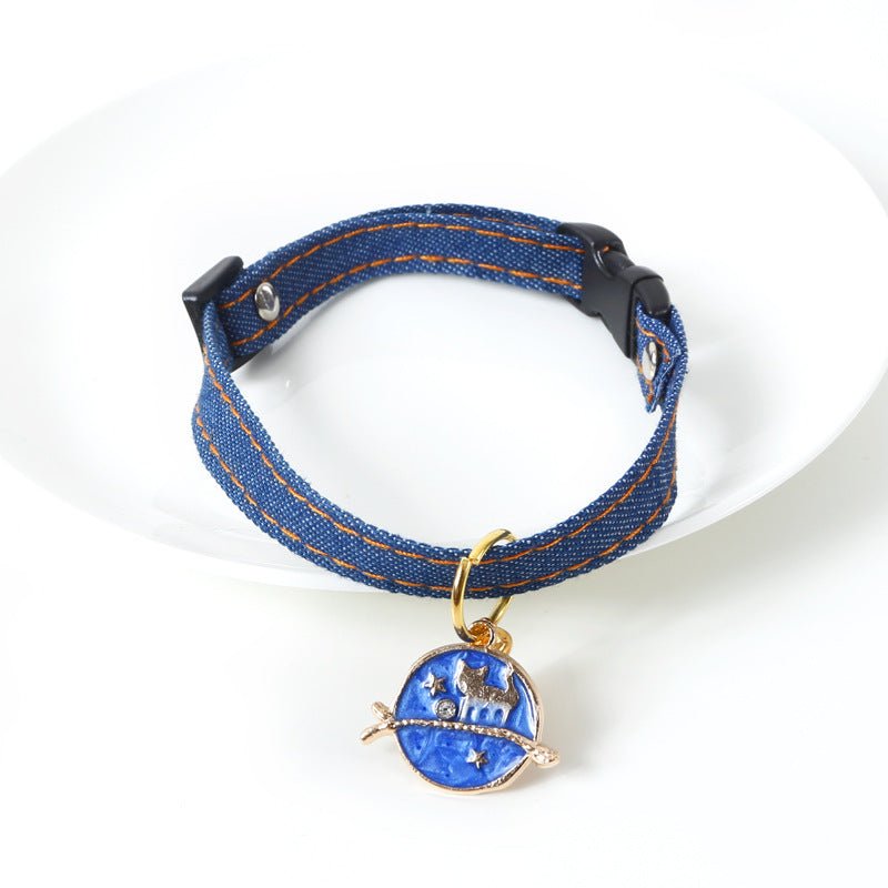 Pet denim five-pointed star pendant | Luxury Home Accessories | Heulog Glow