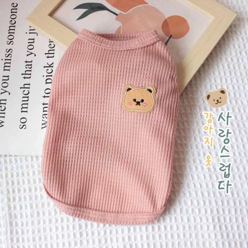 Pet Dog Cat Casual Teddy Bichon Falcon Puppy Thin T-Shirt | Luxury Home Accessories | Heulog Glow