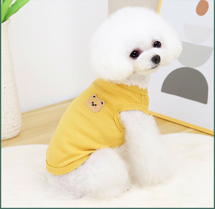 Pet Dog Cat Casual Teddy Bichon Falcon Puppy Thin T-Shirt | Luxury Home Accessories | Heulog Glow