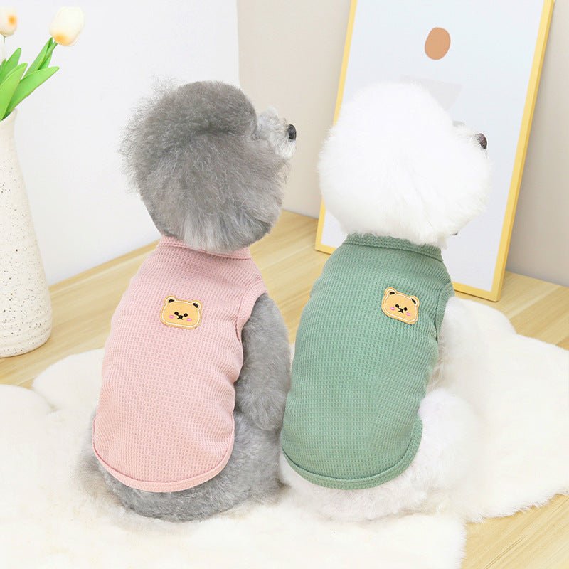 Pet Dog Cat Casual Teddy Bichon Falcon Puppy Thin T-Shirt | Luxury Home Accessories | Heulog Glow