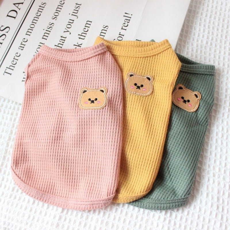 Pet Dog Cat Casual Teddy Bichon Falcon Puppy Thin T-Shirt | Luxury Home Accessories | Heulog Glow