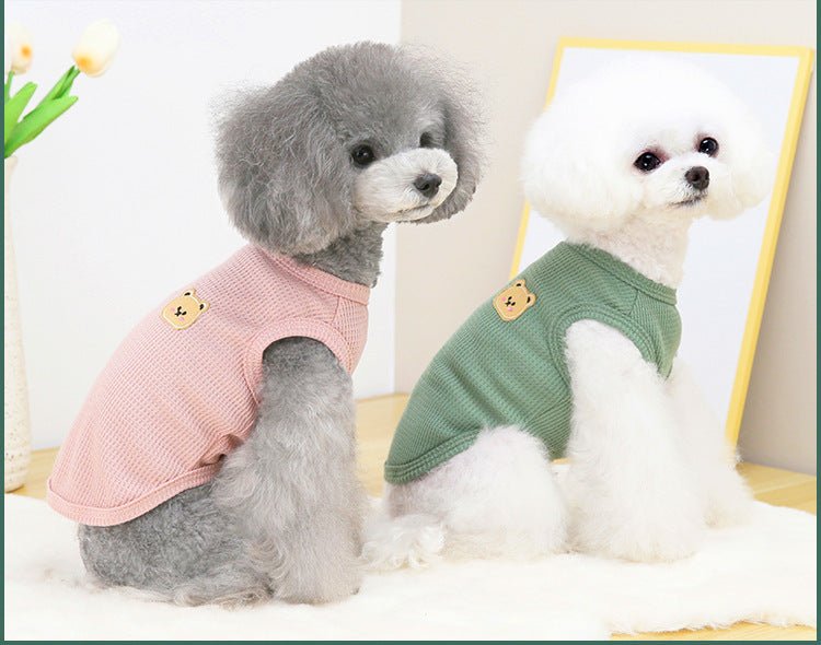 Pet Dog Cat Casual Teddy Bichon Falcon Puppy Thin T-Shirt | Luxury Home Accessories | Heulog Glow