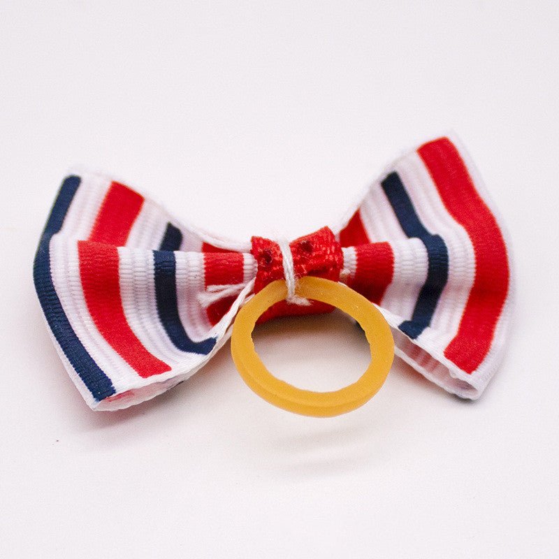 Pet Dog Cat Headdress Flower Bow Rubber Band | Luxury Home Accessories | Heulog Glow