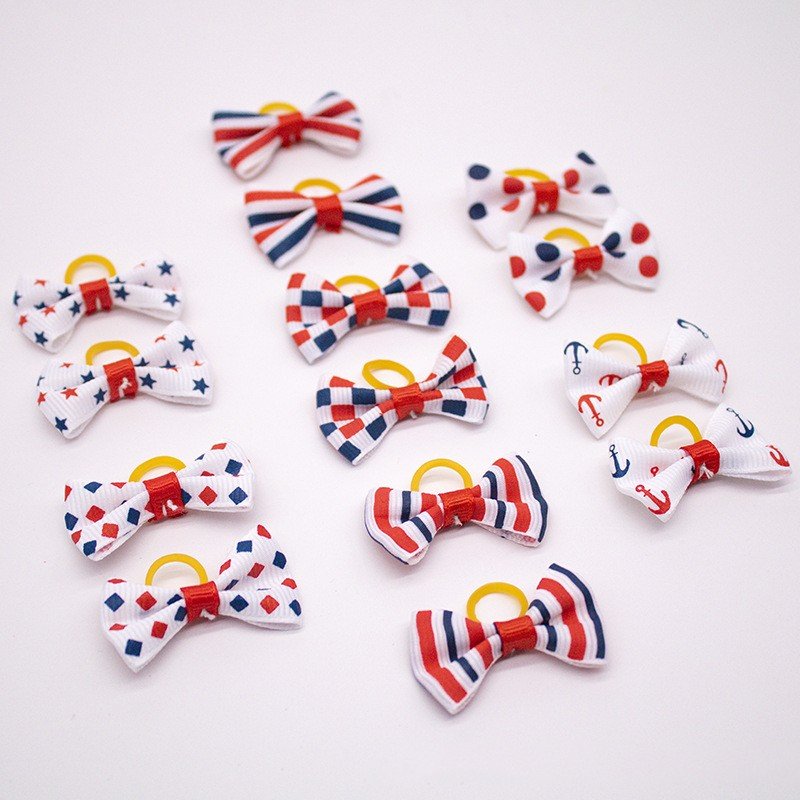 Pet Dog Cat Headdress Flower Bow Rubber Band | Luxury Home Accessories | Heulog Glow