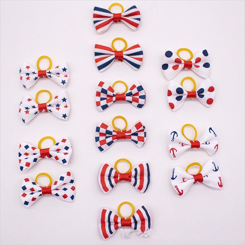 Pet Dog Cat Headdress Flower Bow Rubber Band | Luxury Home Accessories | Heulog Glow