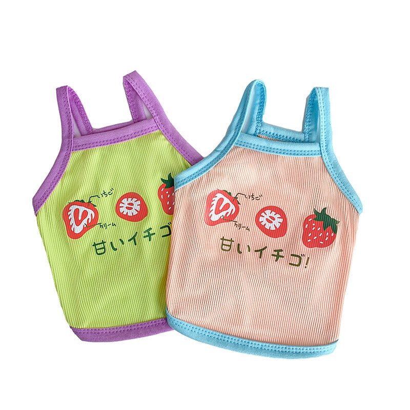 Pet Dog Cat Summer Stretch Thread Camisole | Luxury Home Accessories | Heulog Glow