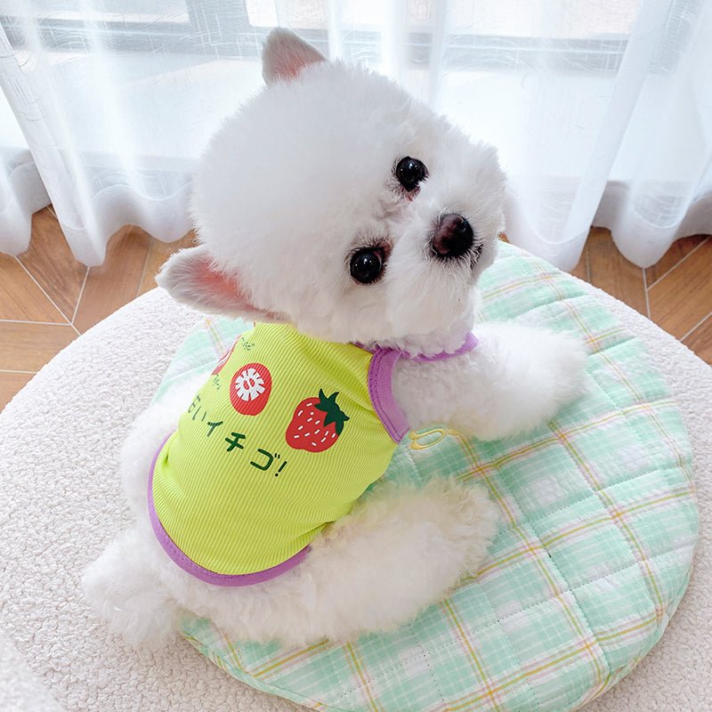 Pet Dog Cat Summer Stretch Thread Camisole | Luxury Home Accessories | Heulog Glow