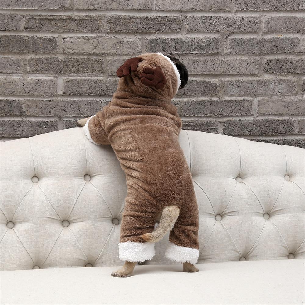 Pet dog clothes elk double padded winter coat | Luxury Home Accessories | Heulog Glow