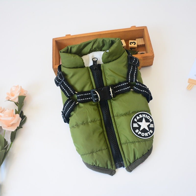 Pet Dog Clothes For Small Dogs Winter Warm Dog Hooded Coat Jackets Chihuahua Pug Outfits Puppy Cat Clothing | Luxury Home Accessories | Heulog Glow