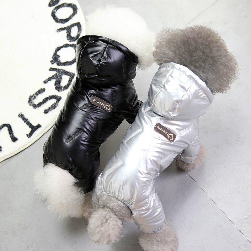 Pet Dog Clothes Small Winter Thickened Embossed Four Legs | Luxury Home Accessories | Heulog Glow