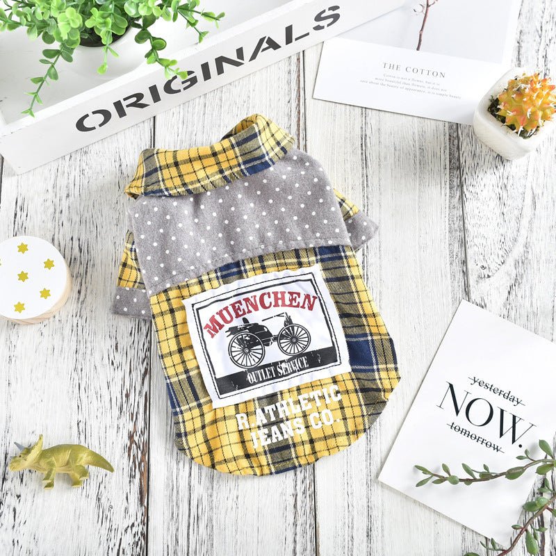 Pet Dog Clothes Spring And Summer Shirt Small Dog Print | Luxury Home Accessories | Heulog Glow