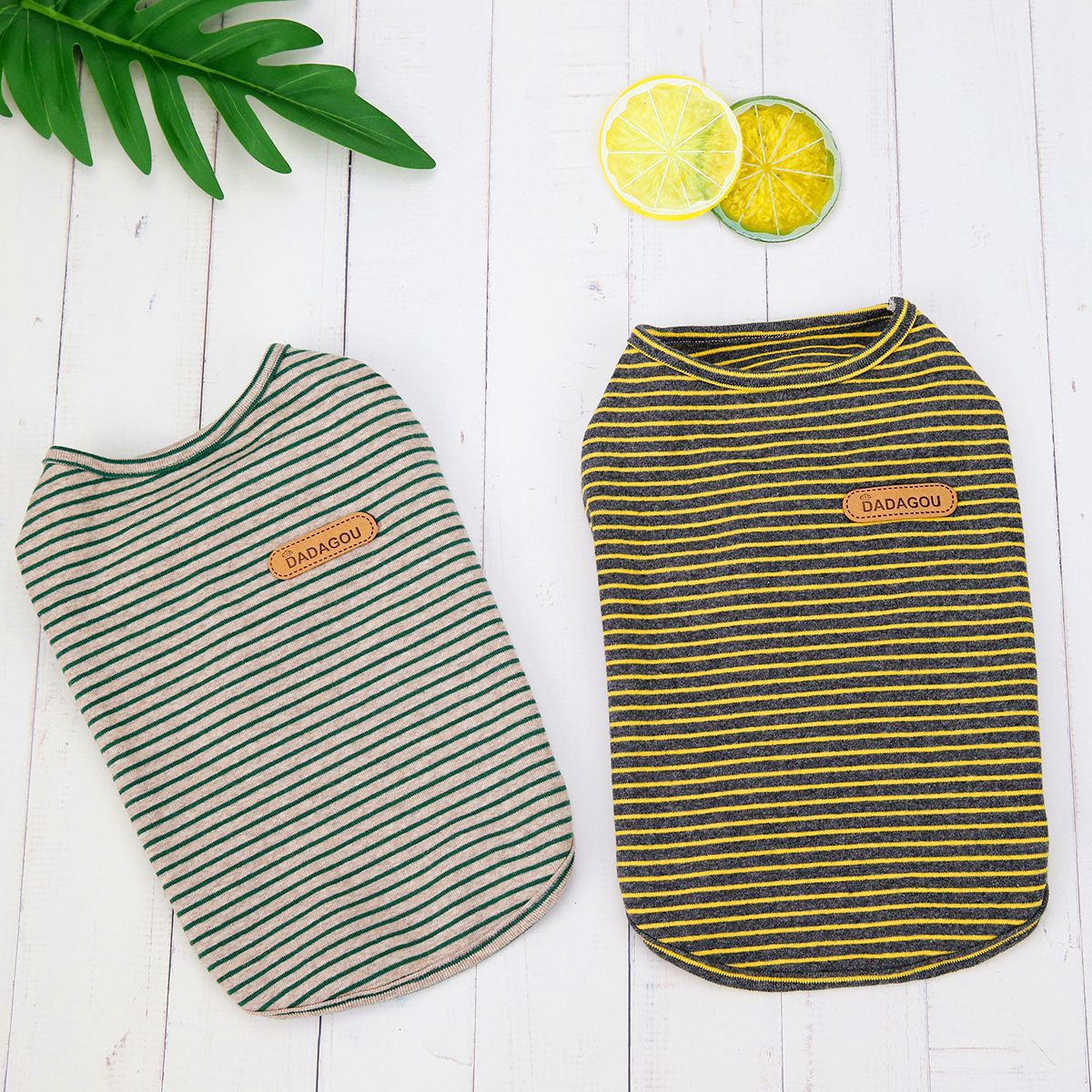 Pet Dog Clothes Thin Trend Striped Vest Teddy Bichon Vip Cat | Luxury Home Accessories | Heulog Glow