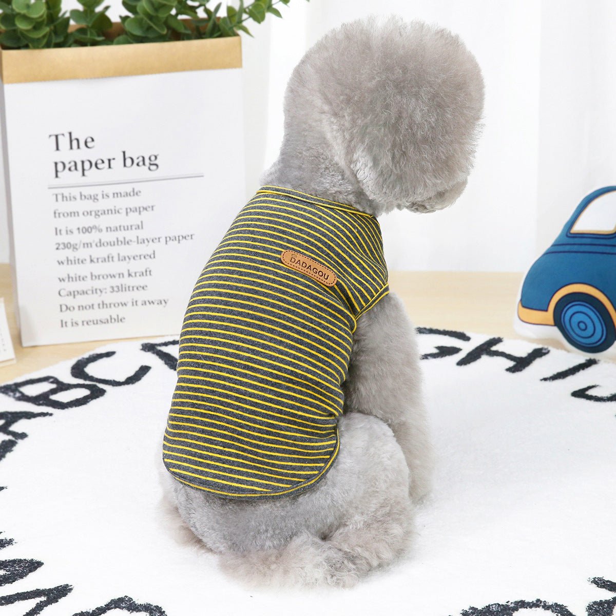 Pet Dog Clothes Thin Trend Striped Vest Teddy Bichon Vip Cat | Luxury Home Accessories | Heulog Glow