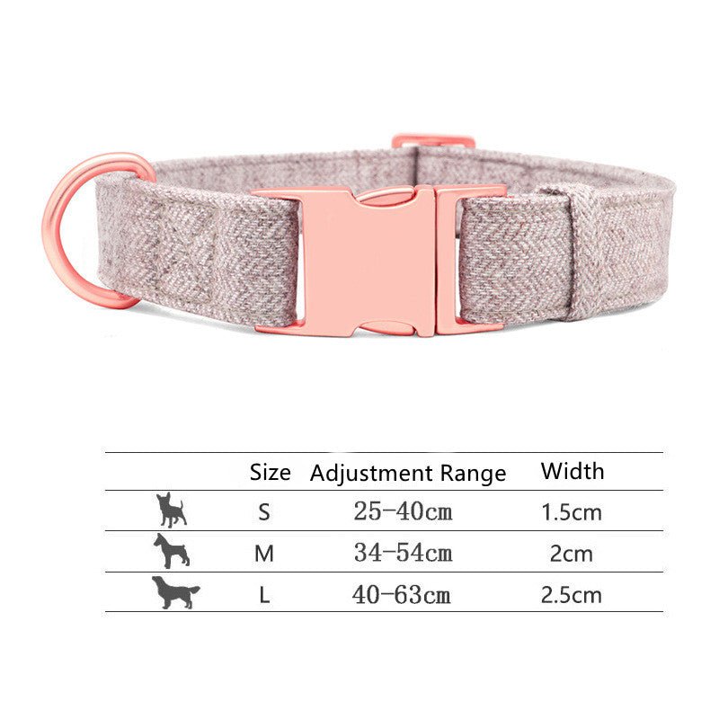 Pet Dog Collar Engraving Anti-Lost Traction Rope Supplies | Luxury Home Accessories | Heulog Glow