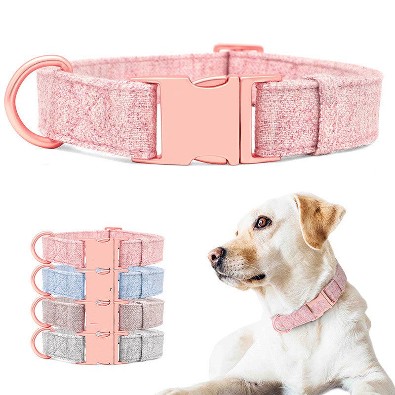 Pet Dog Collar Engraving Anti-Lost Traction Rope Supplies | Luxury Home Accessories | Heulog Glow