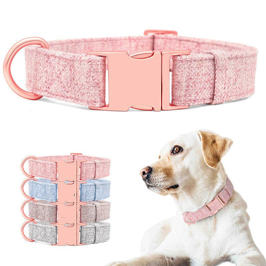 Pet Dog Collar Engraving Anti-Lost Traction Rope Supplies | Luxury Home Accessories | Heulog Glow