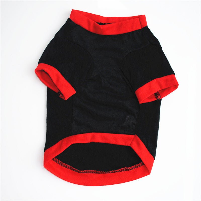 Pet Dog Cotton Printed Breathable Black T-shirt | Luxury Home Accessories | Heulog Glow